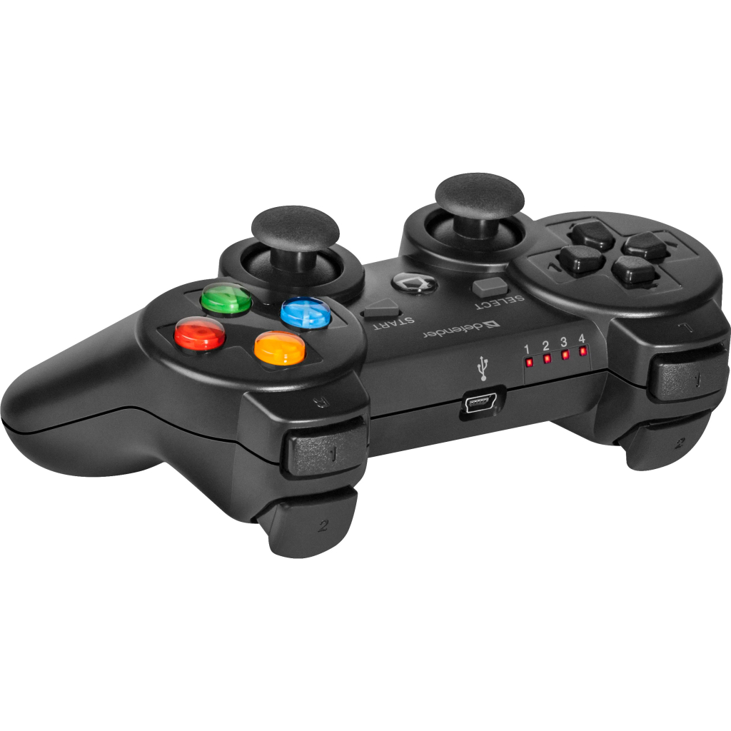 Геймпад Defender Crusher USB Bluetooth Li-Ion PS3/PC/Android (64290) - фото 3 Геймпад Defender Crusher USB Bluetooth Li-Ion PS3/PC/Android (64290) - фото 3