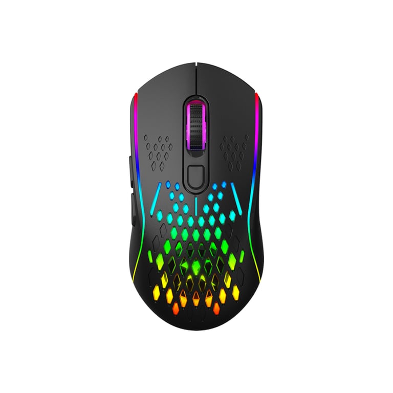 Мишка Xtrike ME GW-611 Wireless RGB Black (GW-611) - фото 3