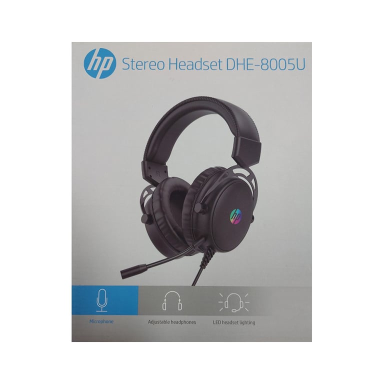 Навушники HP DHE-8005 RGB Black (DHE-8005U) - фото 2