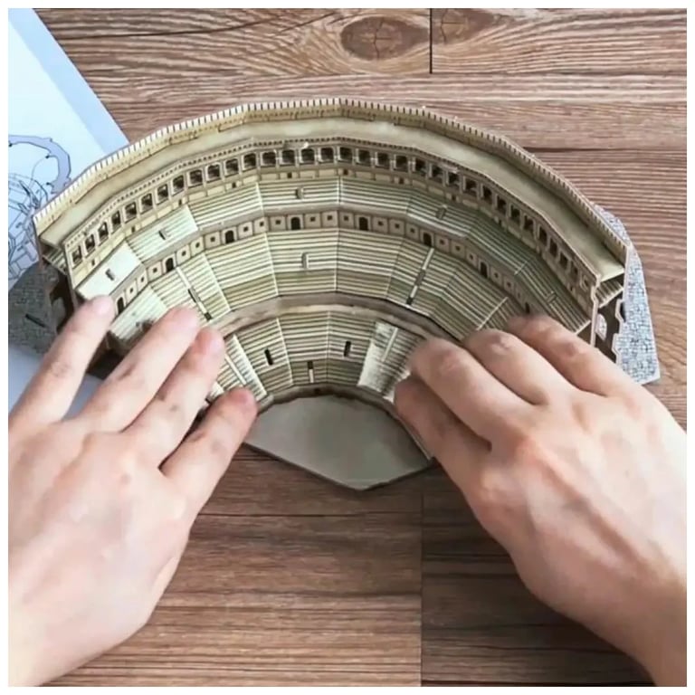 Пазл Cubic Fun Тривимірна головоломка-конструктор National Geographic Колізей (DS0976h) - фото 4