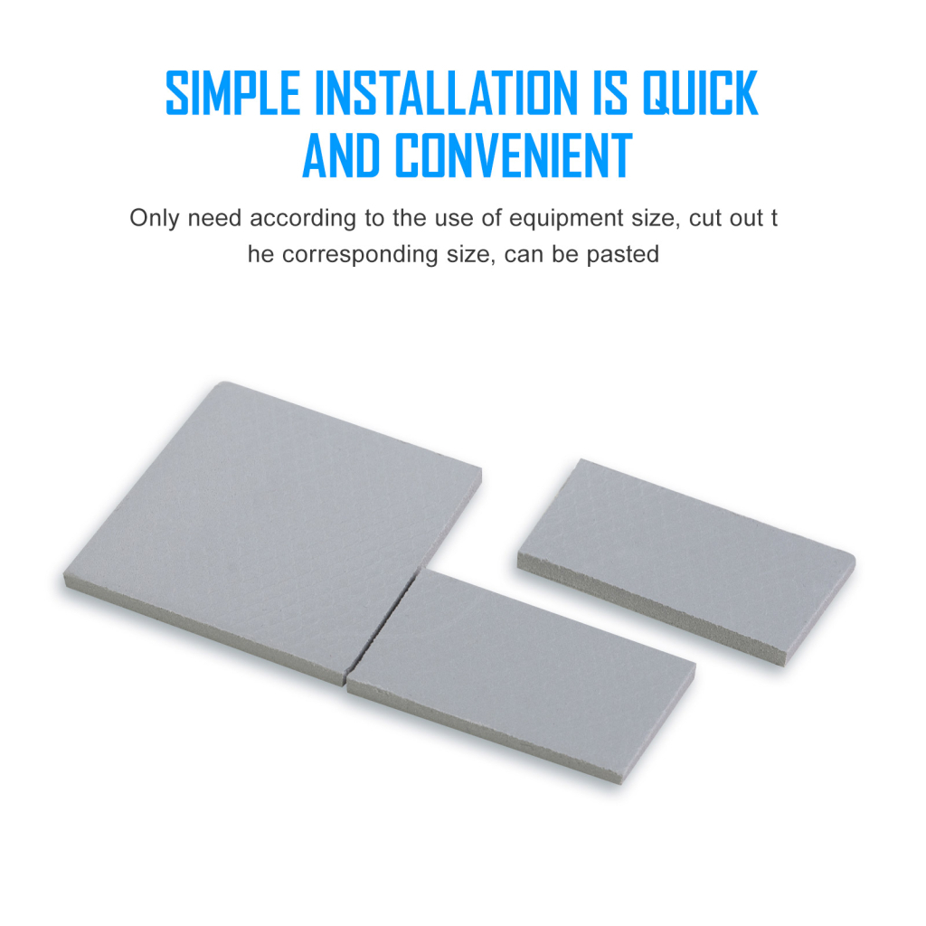 Термопрокладка Zezzio Thermal Pad 12.8 W/mK 85х45x1 мм - фото 3 Термопрокладка Zezzio Thermal Pad 12.8 W/mK 85х45x1 мм - фото 3