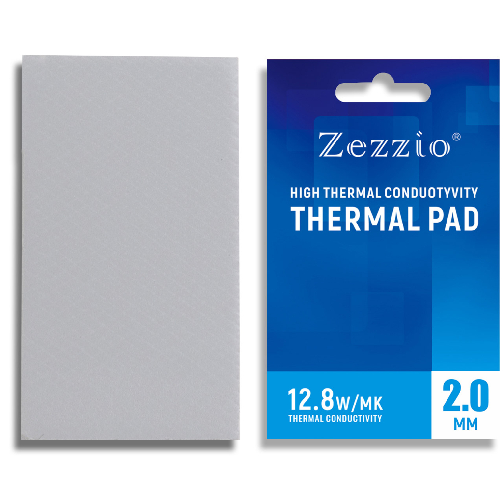 Термопрокладка Zezzio Thermal Pad 12.8 W/mK 85х45x2 мм Термопрокладка Zezzio Thermal Pad 12.8 W/mK 85х45x2 мм