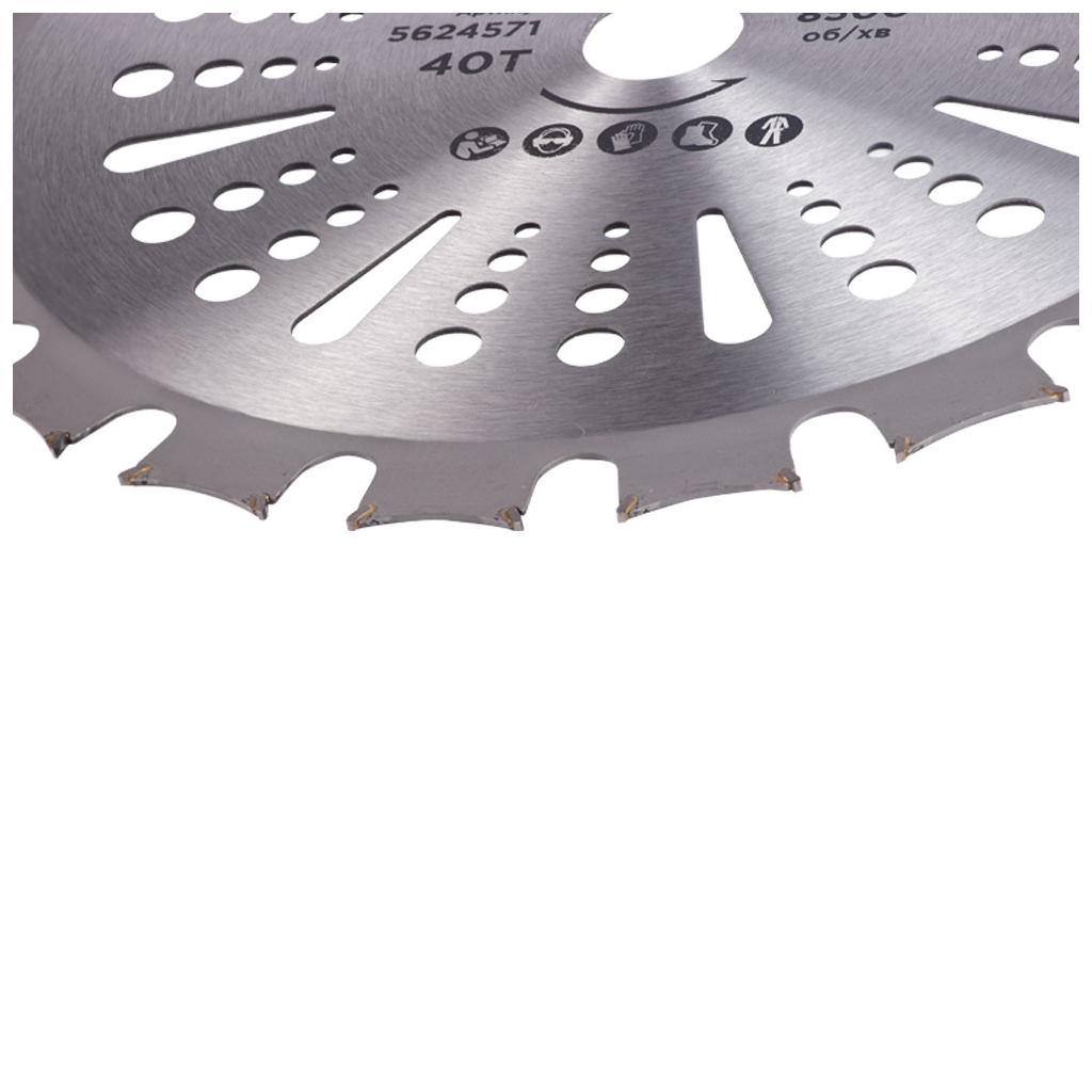 Ніж для тримера Sigma з твердосплавними напайками 255x25.4мм 40т двосторонній (5624571) - фото 5 Ніж для тримера Sigma з твердосплавними напайками 255x25.4мм 40т двосторонній (5624571) - фото 5