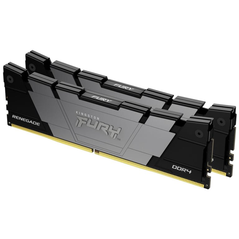 Модуль пам'яті для комп'ютера DDR4 16GB (2x8GB) 3200 MHz Fury Renegade Black Kingston Fury (ex.HyperX) (KF432C16RB2K2/16) - фото 2