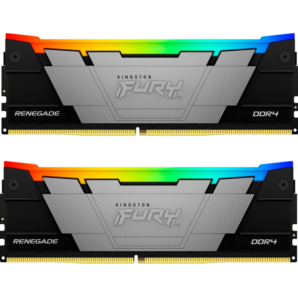 Модуль пам'яті для комп'ютера DDR4 32GB (2x16GB) 3600 MHz Fury Renegade RGB Kingston Fury (ex.HyperX) (KF436C16RB12AK2/32) - фото 1 Модуль пам'яті для комп'ютера DDR4 32GB (2x16GB) 3600 MHz Fury Renegade RGB Kingston Fury (ex.HyperX) (KF436C16RB12AK2/32) - фото 1