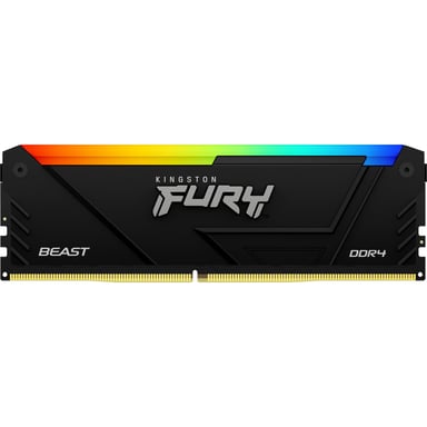 Модуль пам'яті для комп'ютера DDR4 32GB 3600 MHz Fury Beast RGB Kingston Fury (ex.HyperX) (KF436C18BB2A/32) - фото 1