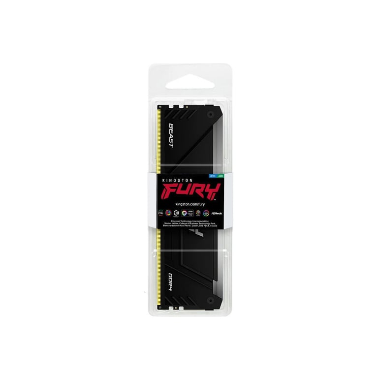Модуль пам'яті для комп'ютера DDR4 32GB 3600 MHz Fury Beast RGB Kingston Fury (ex.HyperX) (KF436C18BB2A/32) - фото 5