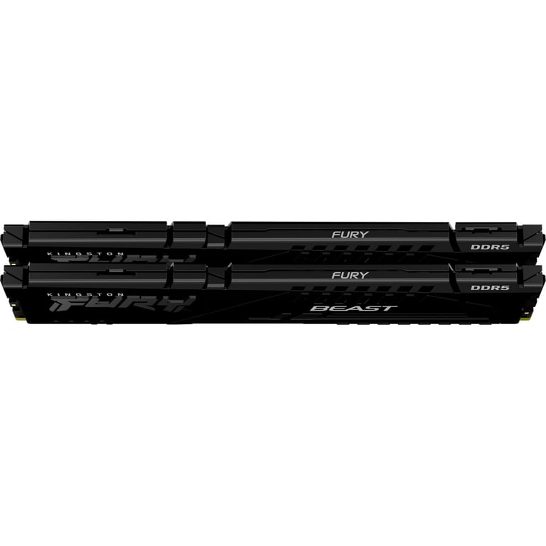 Модуль пам'яті для комп'ютера DDR5 16GB (2x8GB) 5200 MHz FURY Beast Black Kingston Fury (ex.HyperX) (KF552C40BBK2-16) - фото 3