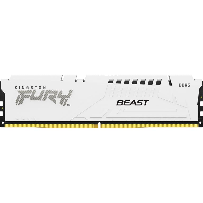 Модуль пам'яті для комп'ютера DDR5 32GB 5600 MHz FURY Beast White Kingston Fury (ex.HyperX) (KF556C40BW-32) - фото 1