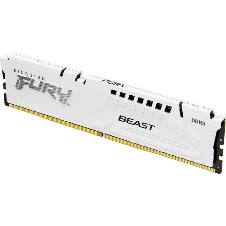 Модуль пам'яті для комп'ютера DDR5 32GB 5600 MHz FURY Beast White Kingston Fury (ex.HyperX) (KF556C40BW-32) - фото 2