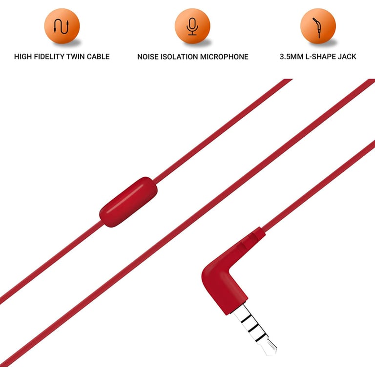 Навушники JBL C50 HI Red (JBLC50HIRED) - фото 3