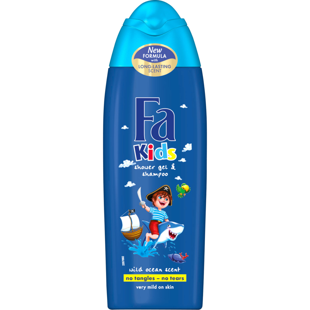 Дитячий гель для душу Fa Kids Хоробрий пірат для хлопчиків 250 мл (9000100662468) - фото 1 Дитячий гель для душу Fa Kids Хоробрий пірат для хлопчиків 250 мл (9000100662468) - фото 1