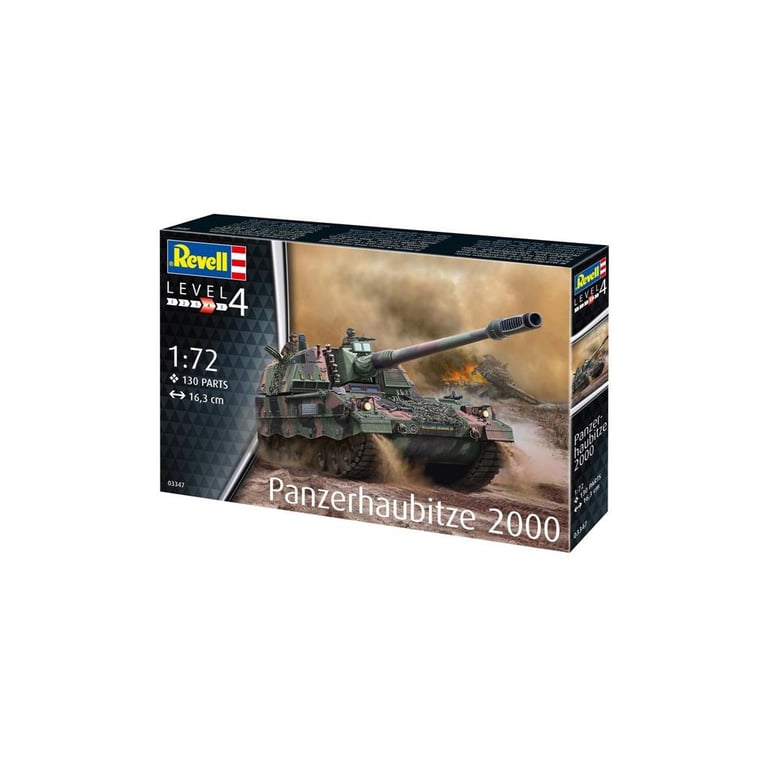 Збірна модель Revell САУ Panzerhaubitze 2000 рівень 4 масштаб 1:72 (RVL-03347) - фото 1