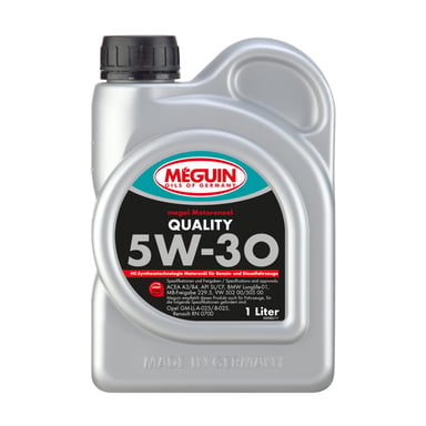 Моторна олива Meguin QUALITY SAE 5W-30 1л (6566) - фото 1