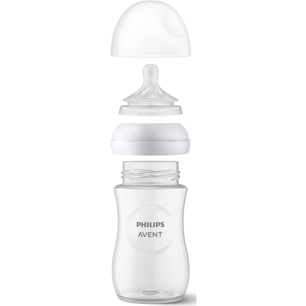 Соска Philips AVENT Natural силіконова, Природний потік, від 0 міс (SCY962/02) - фото 3 Соска Philips AVENT Natural силіконова, Природний потік, від 0 міс (SCY962/02) - фото 3