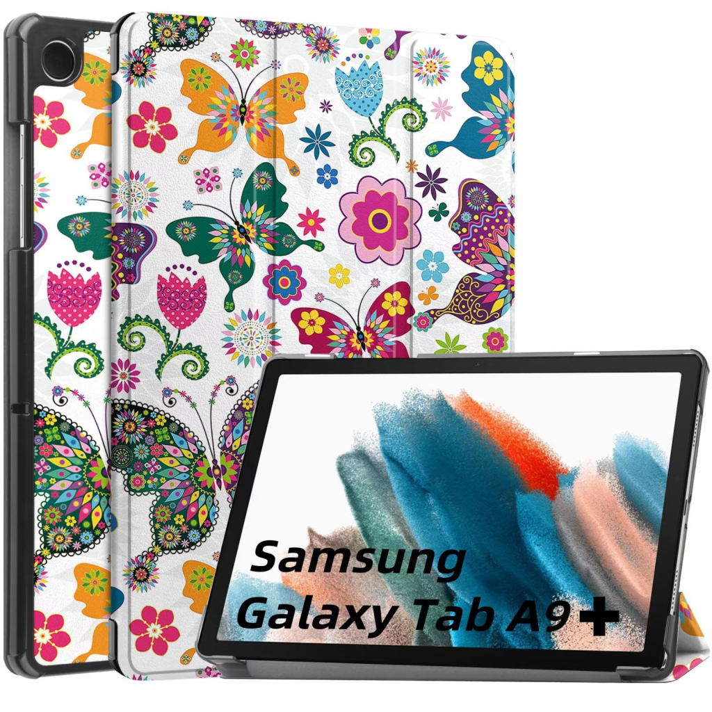 Чохол до планшета BeCover Smart Case Samsung Tab A9 Plus SM-X210/SM-X215/SM-X216 11.0" Butterfly (710312) - фото 4 Чохол до планшета BeCover Smart Case Samsung Tab A9 Plus SM-X210/SM-X215/SM-X216 11.0" Butterfly (710312) - фото 4
