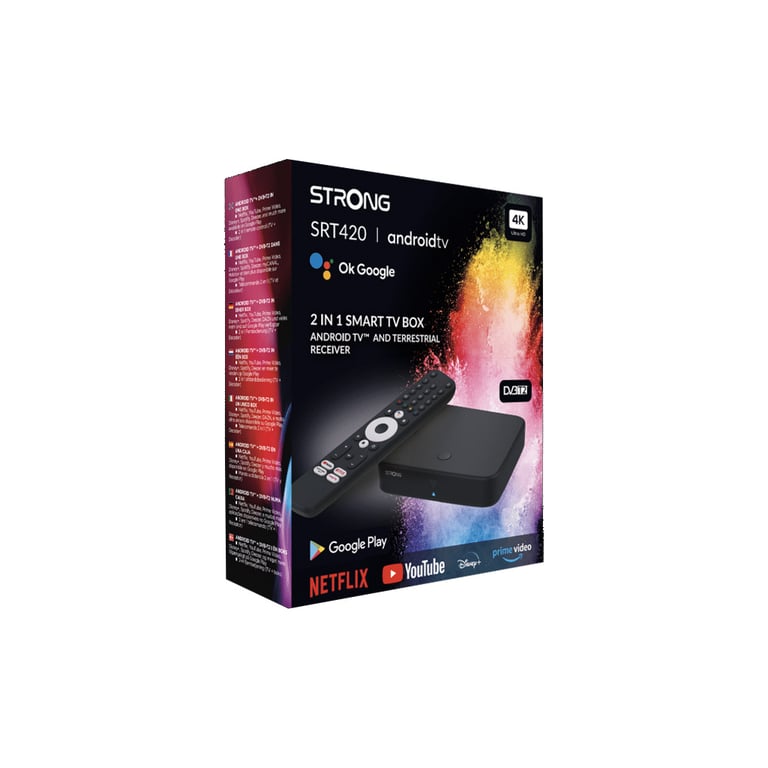 Медіаплеєр Strong SRT 420 Android TV і ефірний приймач в одному пристрої (SRT 420) - фото 7