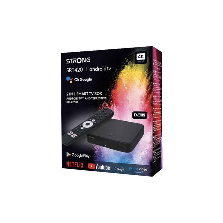 Медіаплеєр Strong SRT 420 Android TV і ефірний приймач в одному пристрої (SRT 420) - фото 8