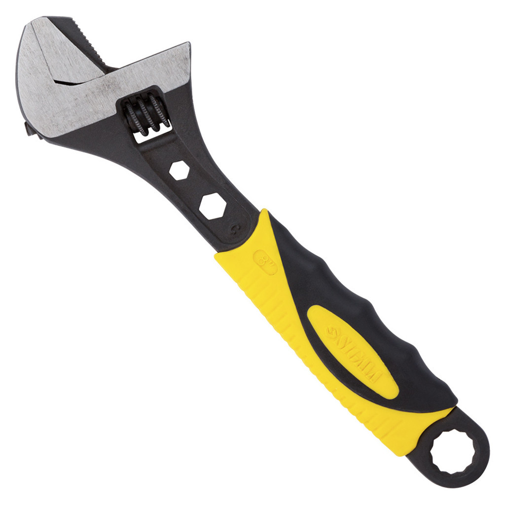 Ключ Sigma розвідний з переставною губкою 200мм, 0-30мм CrV (TPR) (4100921) - фото 4 Ключ Sigma розвідний з переставною губкою 200мм, 0-30мм CrV (TPR) (4100921) - фото 4