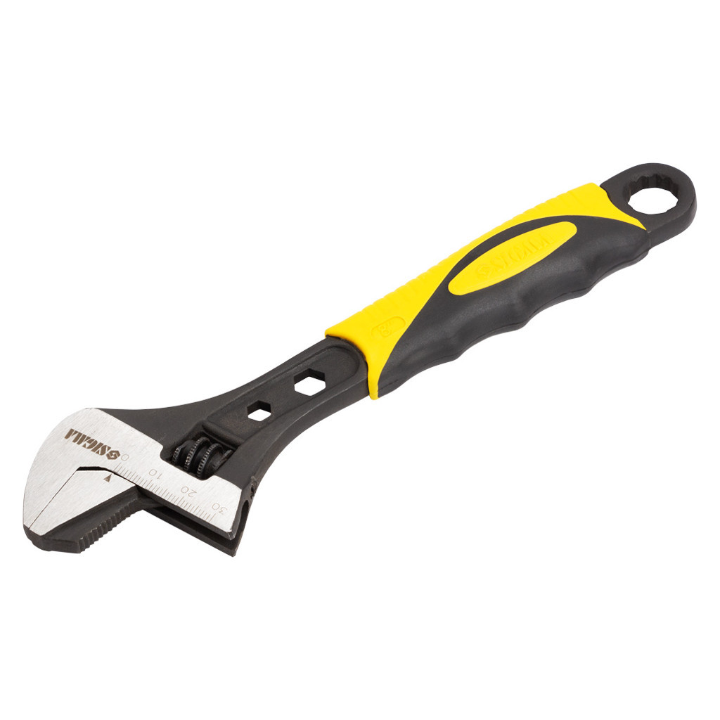 Ключ Sigma розвідний з переставною губкою 200мм, 0-30мм CrV (TPR) (4100921) - фото 6 Ключ Sigma розвідний з переставною губкою 200мм, 0-30мм CrV (TPR) (4100921) - фото 6