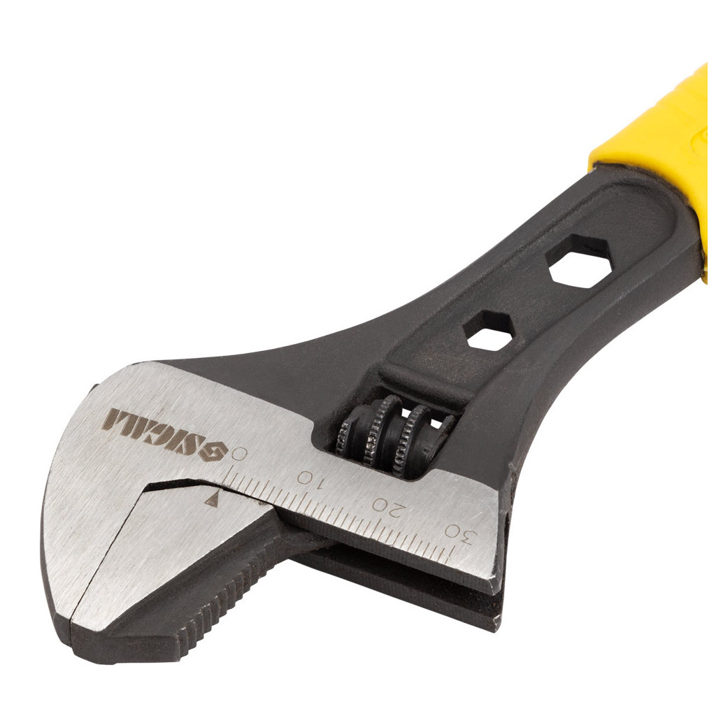 Ключ Sigma розвідний з переставною губкою 200мм, 0-30мм CrV (TPR) (4100921) - фото 9 Ключ Sigma розвідний з переставною губкою 200мм, 0-30мм CrV (TPR) (4100921) - фото 9