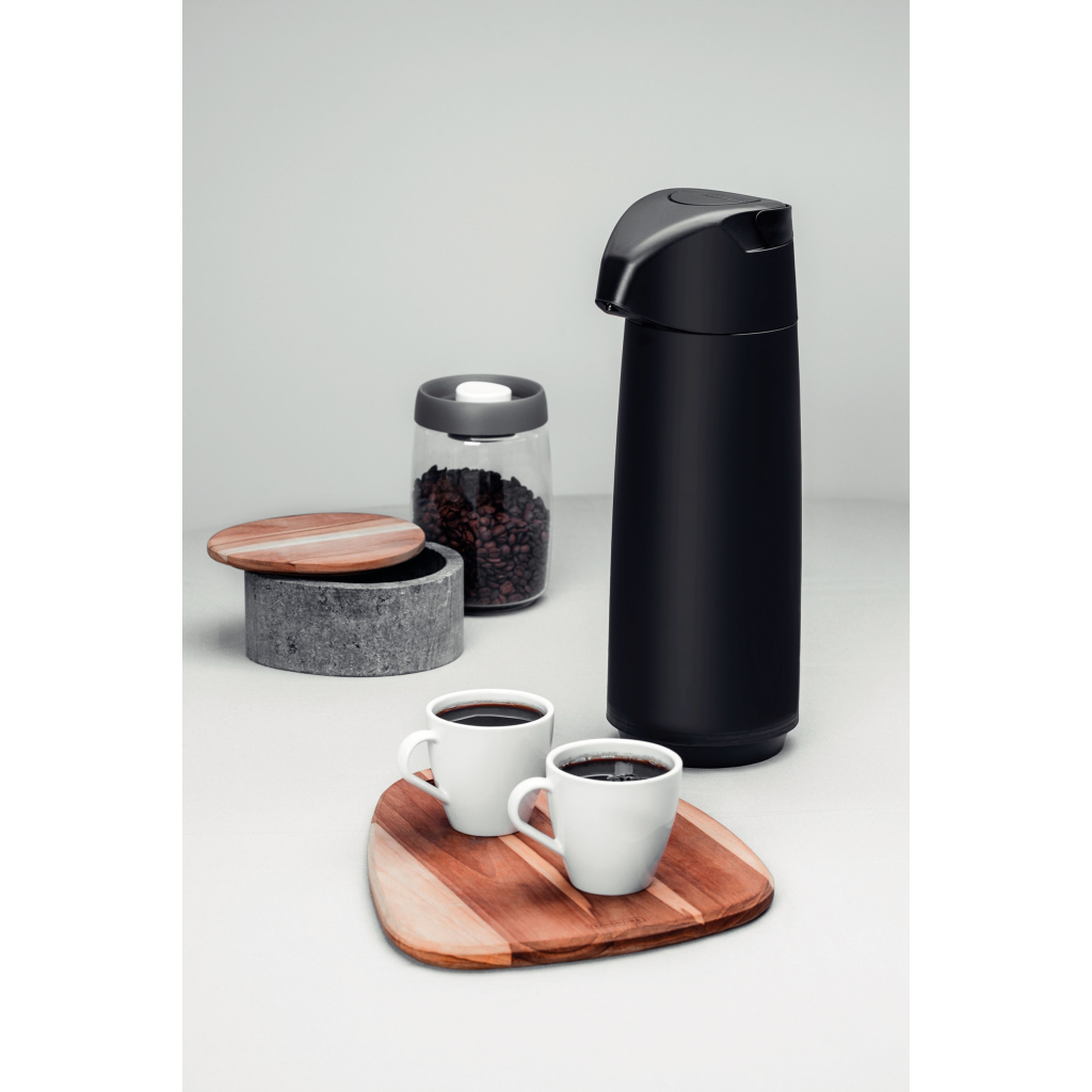 Термос Tramontina Exata 1,8 л з сифоном Чорний (61639/583) - фото 3 Термос Tramontina Exata 1,8 л з сифоном Чорний (61639/583) - фото 3