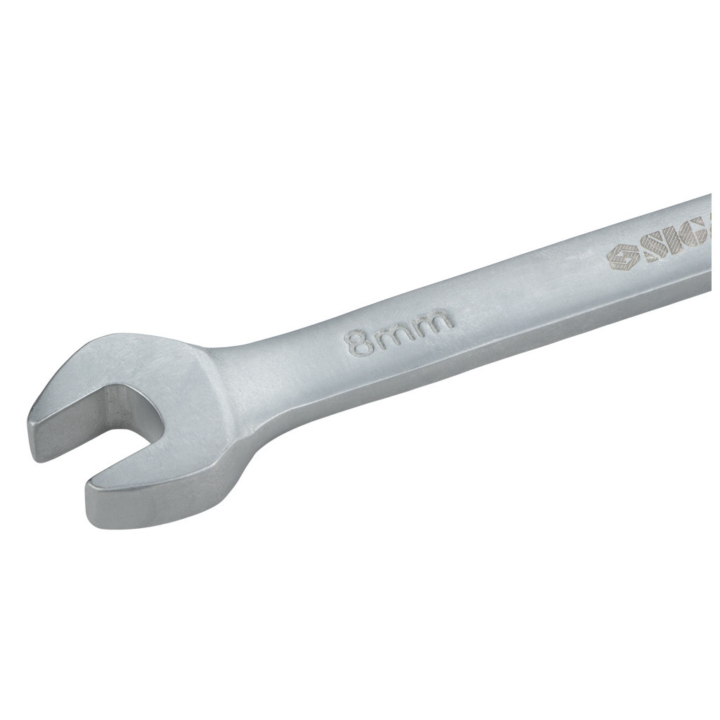 Ключ Sigma ріжково-накидний з тріскачкою 8мм CrV satine (6022081) - фото 4 Ключ Sigma ріжково-накидний з тріскачкою 8мм CrV satine (6022081) - фото 4