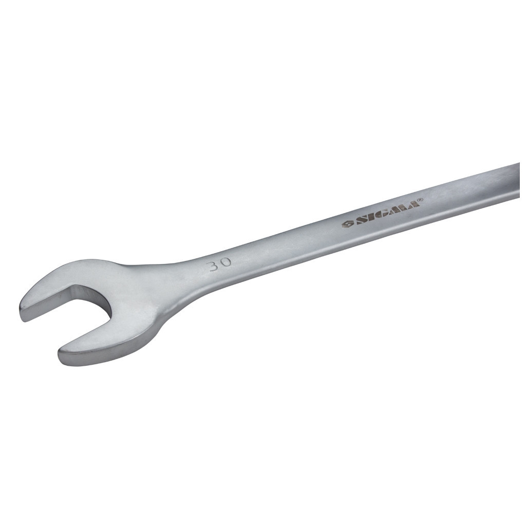 Ключ Sigma набір ріжково-накидних 12шт 13-32мм CrV satine, тк чохол (6010211) - фото 4 Ключ Sigma набір ріжково-накидних 12шт 13-32мм CrV satine, тк чохол (6010211) - фото 4