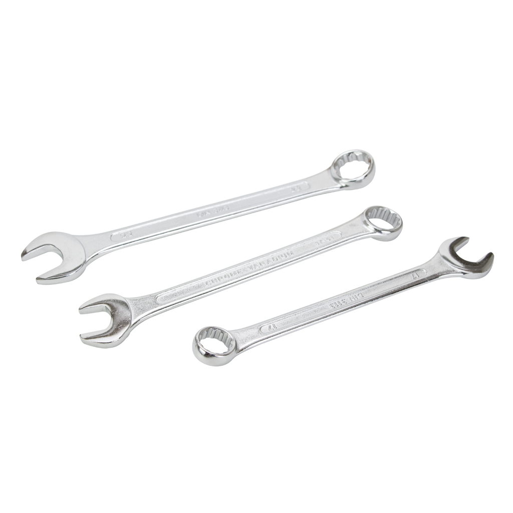 Ключ Sigma набір ріжково-накидних 12шт 6-22мм CrV head polished (6010201) - фото 2 Ключ Sigma набір ріжково-накидних 12шт 6-22мм CrV head polished (6010201) - фото 2