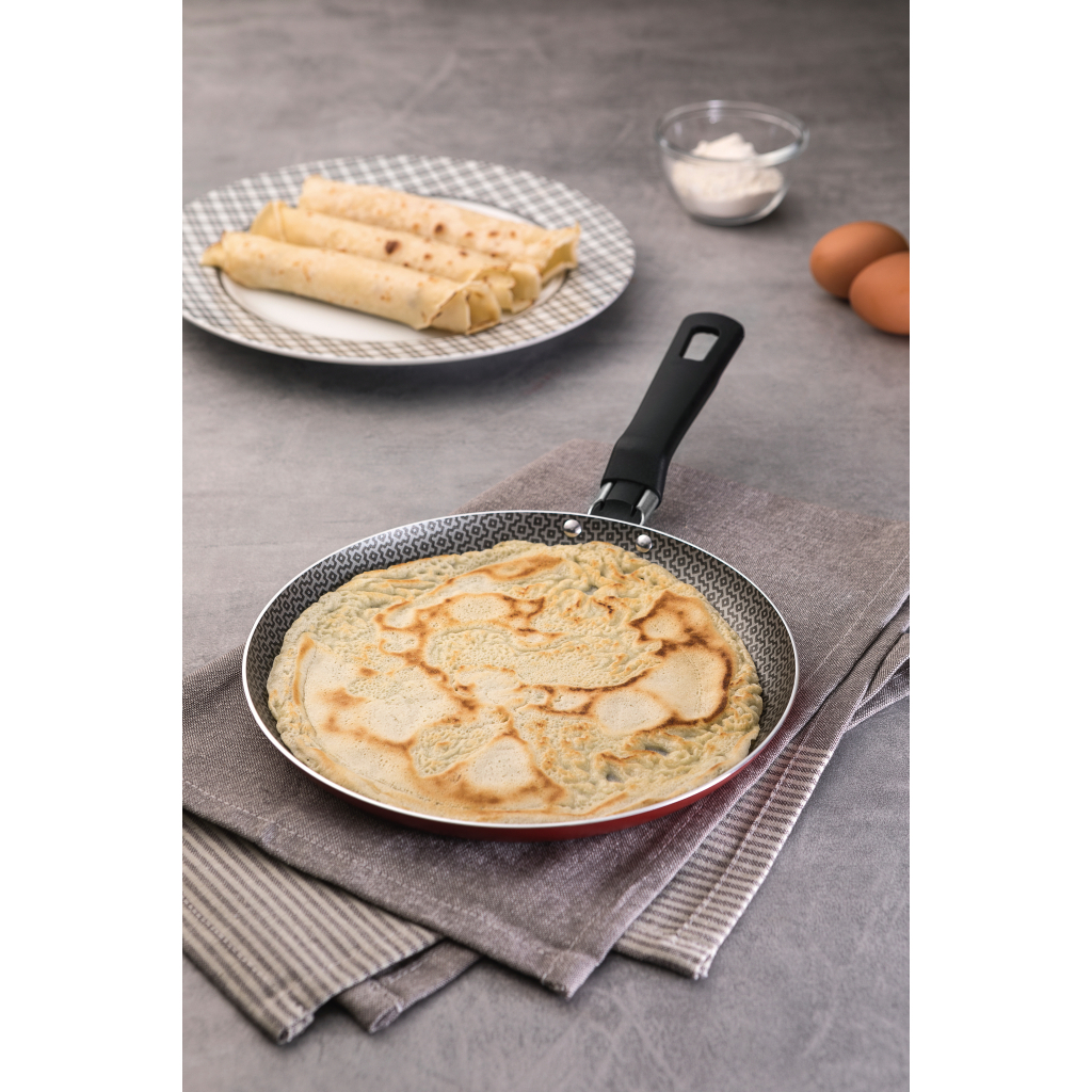 Сковорода Tramontina Loreto для млинців 22 см (20389/722) - фото 3 Сковорода Tramontina Loreto для млинців 22 см (20389/722) - фото 3