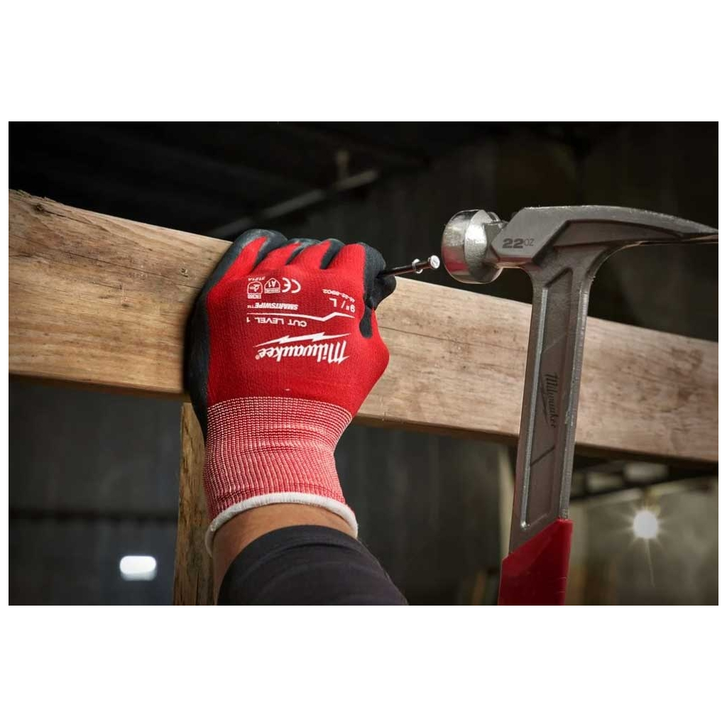 Захисні рукавиці Milwaukee з опором порізам 1 рівня, зимові, 9/L (4932471344) - фото 4 Захисні рукавиці Milwaukee з опором порізам 1 рівня, зимові, 9/L (4932471344) - фото 4