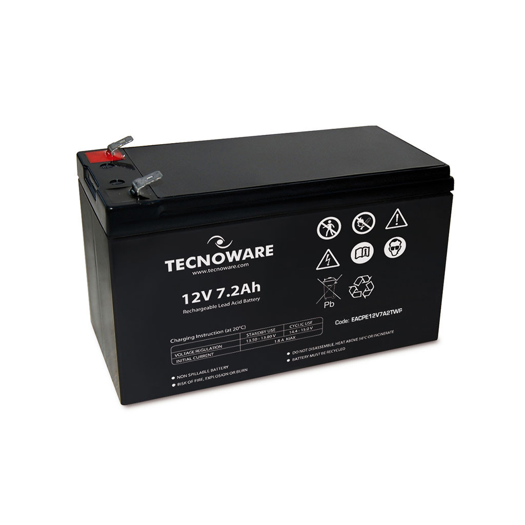 Батарея до ДБЖ TECNOWARE 12V-7.2Ah (EACPE12V7A2TWP) Батарея до ДБЖ TECNOWARE 12V-7.2Ah (EACPE12V7A2TWP)