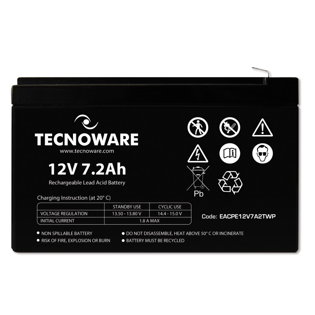 Батарея до ДБЖ TECNOWARE 12V-7.2Ah (EACPE12V7A2TWP) - фото 2 Батарея до ДБЖ TECNOWARE 12V-7.2Ah (EACPE12V7A2TWP) - фото 2