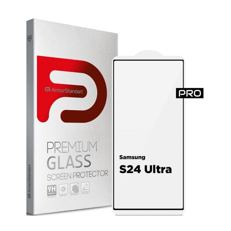Скло захисне Armorstandart Pro Samsung S24 Ultra Black (ARM72438) - фото 1