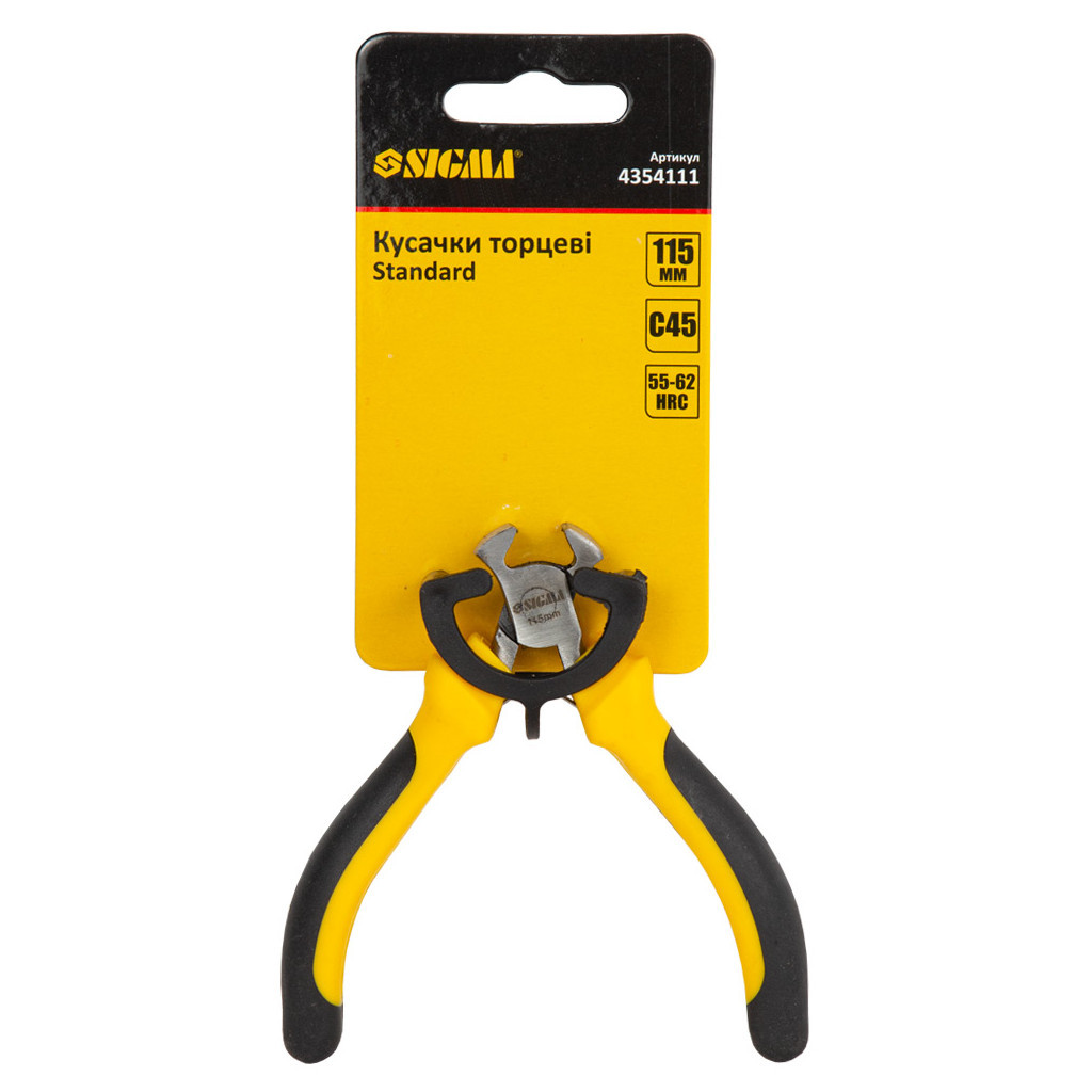 Кусачки Sigma торцеві 115мм Standard (4354111) - фото 3 Кусачки Sigma торцеві 115мм Standard (4354111) - фото 3