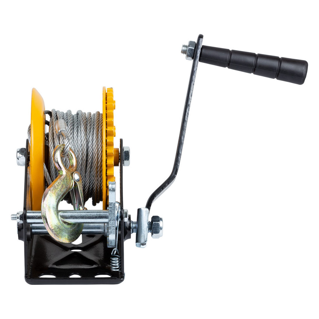 Лебідка Sigma ручна барабанна, сталевий трос 10мx5мм, 550кг (6134011) - фото 5 Лебідка Sigma ручна барабанна, сталевий трос 10мx5мм, 550кг (6134011) - фото 5