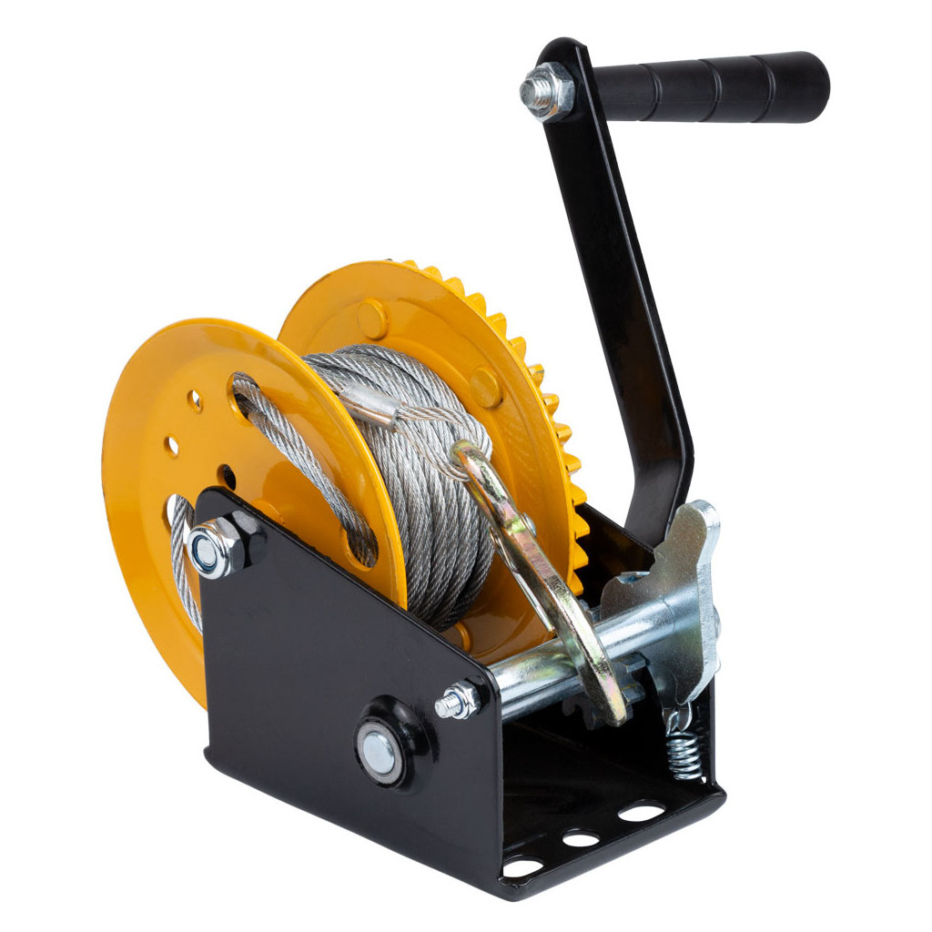 Лебідка Sigma ручна барабанна, сталевий трос 10мx5мм, 550кг (6134011) - фото 6 Лебідка Sigma ручна барабанна, сталевий трос 10мx5мм, 550кг (6134011) - фото 6