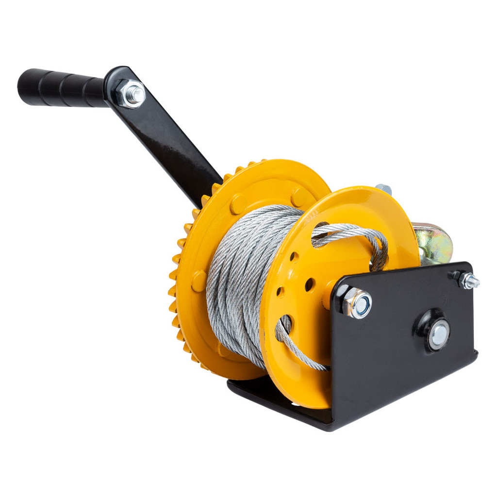 Лебідка Sigma ручна барабанна, сталевий трос 10мx5мм, 550кг (6134011) - фото 8 Лебідка Sigma ручна барабанна, сталевий трос 10мx5мм, 550кг (6134011) - фото 8