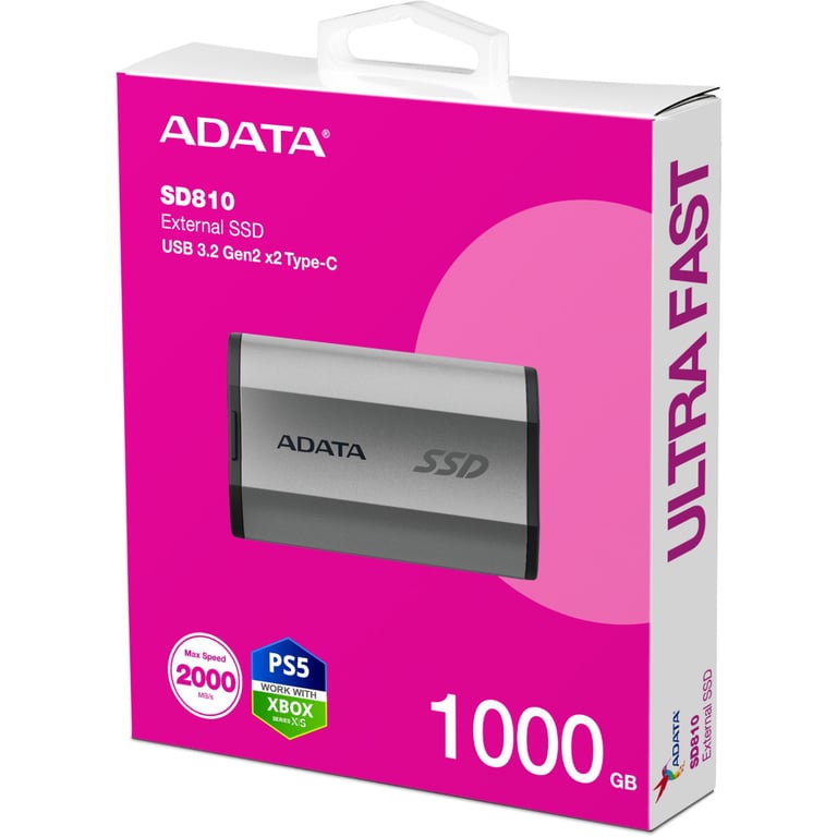 Накопичувач SSD USB 3.2 2TB ADATA (SD810-2000G-CBK) - фото 6
