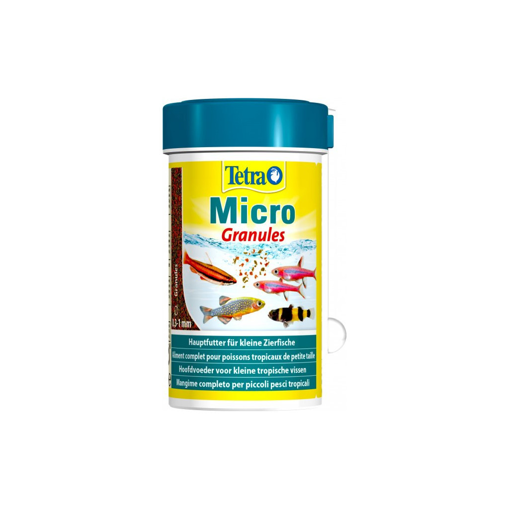 Корм для риб Tetra Micro Granules мікрогранули 100 мл (4004218756861) - фото 1 Корм для риб Tetra Micro Granules мікрогранули 100 мл (4004218756861) - фото 1