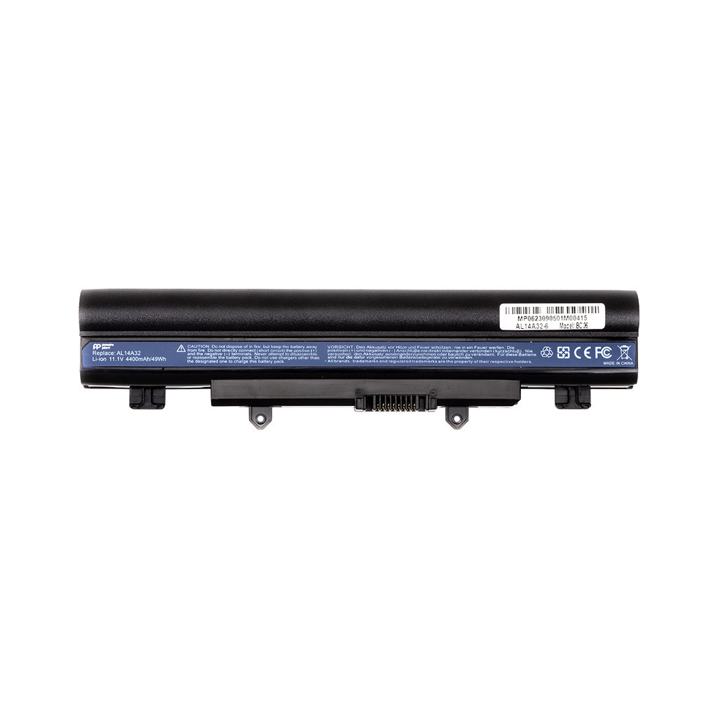 Акумулятор до ноутбука ACER Aspire E 15 Touch (AL14A32) 11.1V 4400mAh PowerPlant (NB410682) - фото 1