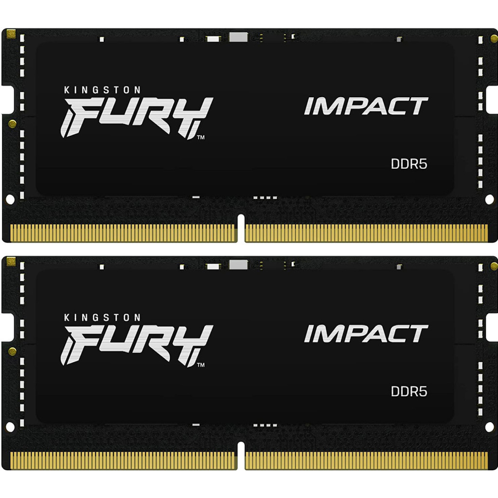 Модуль пам%27яті для ноутбука SoDIMM DDR5 32GB (2x16GB) 6000 MHz Impact Kingston Fury (ex.HyperX) (KF560S38IBK2-32) Модуль пам%27яті для ноутбука SoDIMM DDR5 32GB (2x16GB) 6000 MHz Impact Kingston Fury (ex.HyperX) (KF560S38IBK2-32)