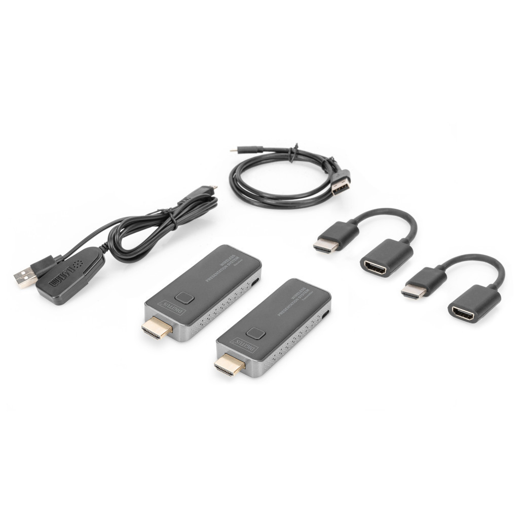 Адаптер Digitus Click Present Mini - Wireless Collaboration System HDMI, 1xTX, 1xRX (DS-55319) - фото 11 Адаптер Digitus Click Present Mini - Wireless Collaboration System HDMI, 1xTX, 1xRX (DS-55319) - фото 11