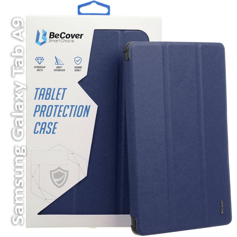 Чохол до планшета BeCover Smart Case Samsung Tab A9 SM-X115 8.7" Deep Blue (709903) - фото 1