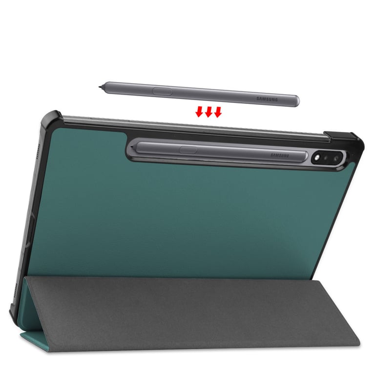 Чохол до планшета BeCover Smart Case Samsung Tab S9 Plus (SM-X810/SM-X816)/S9 FE Plus (SM-X610/SM-X616) 12.4" Dark Green (710323) - фото 5