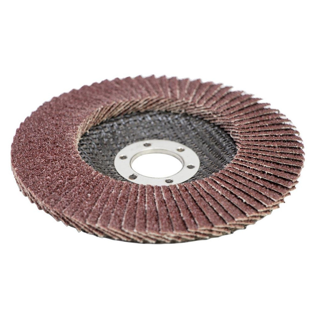 Круг зачистний Sigma пелюстковий торцевий Т29 (конічний) 125мм P40 (9172621) - фото 3 Круг зачистний Sigma пелюстковий торцевий Т29 (конічний) 125мм P40 (9172621) - фото 3