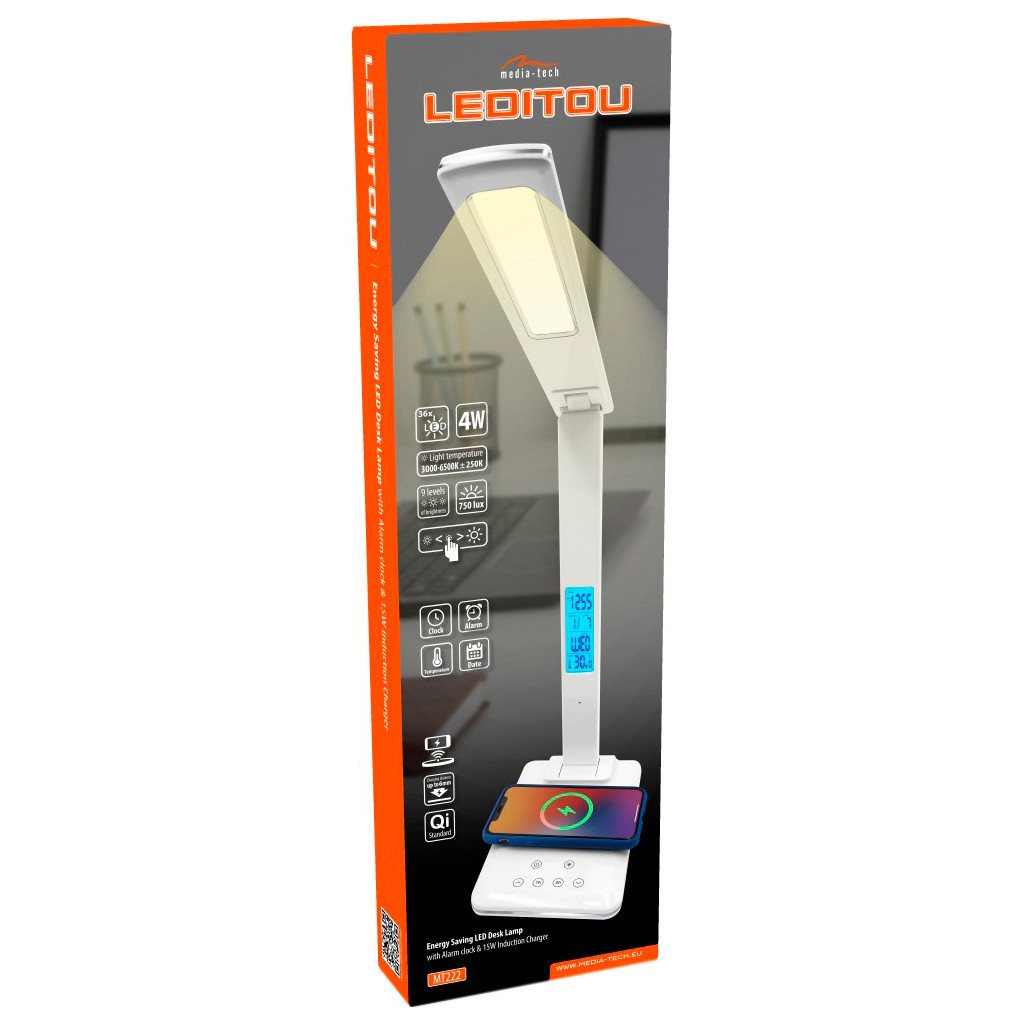 Настільна лампа Media-Tech MT222, QI, 3000-6500К, 750 Lm (MT222) - фото 12 Настільна лампа Media-Tech MT222, QI, 3000-6500К, 750 Lm (MT222) - фото 12