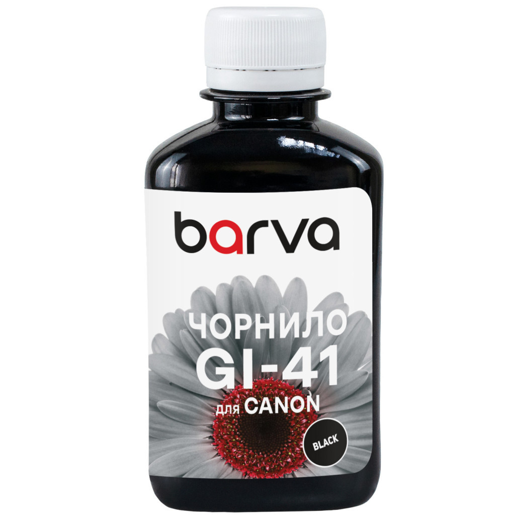 Чорнило Barva Canon GI-41 PGBK 180 мл, Pigm., Black (CGI41-809) - фото 1