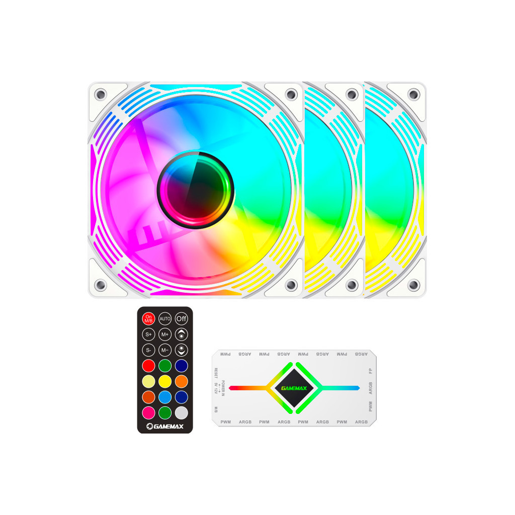 Кулер до корпусу Gamemax KF300 WH Кулер до корпусу Gamemax KF300 WH