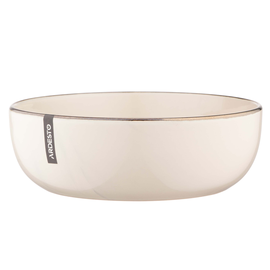 Тарілка Ardesto Marmo Бежева 19 см Супова (AR2919MRBS) - фото 4 Тарілка Ardesto Marmo Бежева 19 см Супова (AR2919MRBS) - фото 4